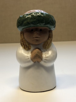 LISA LARSON. Figurin, stengods, "Lucia", Rörstrand, 1979-Nutid