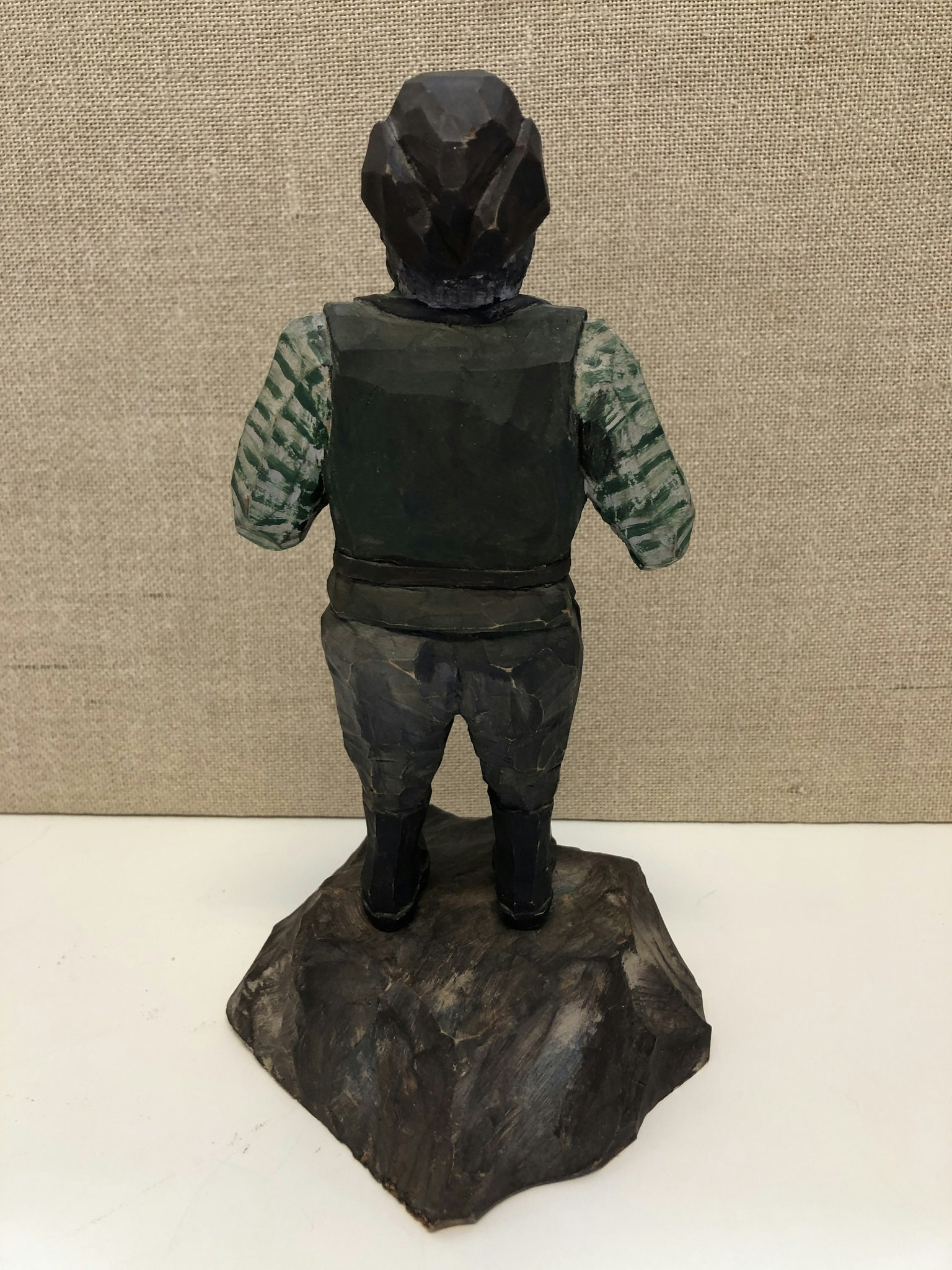 SKULPTUR, trä, smed, daterad 1920.