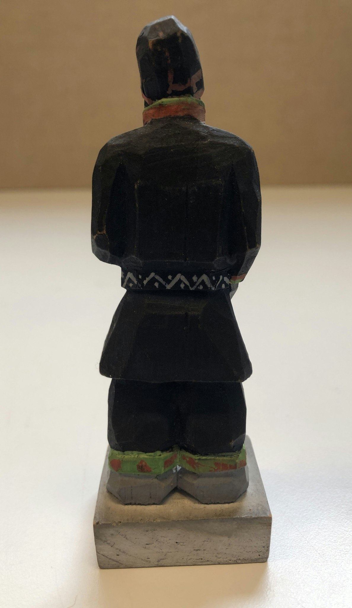 SKULPTUR, trä, same, osignerad.