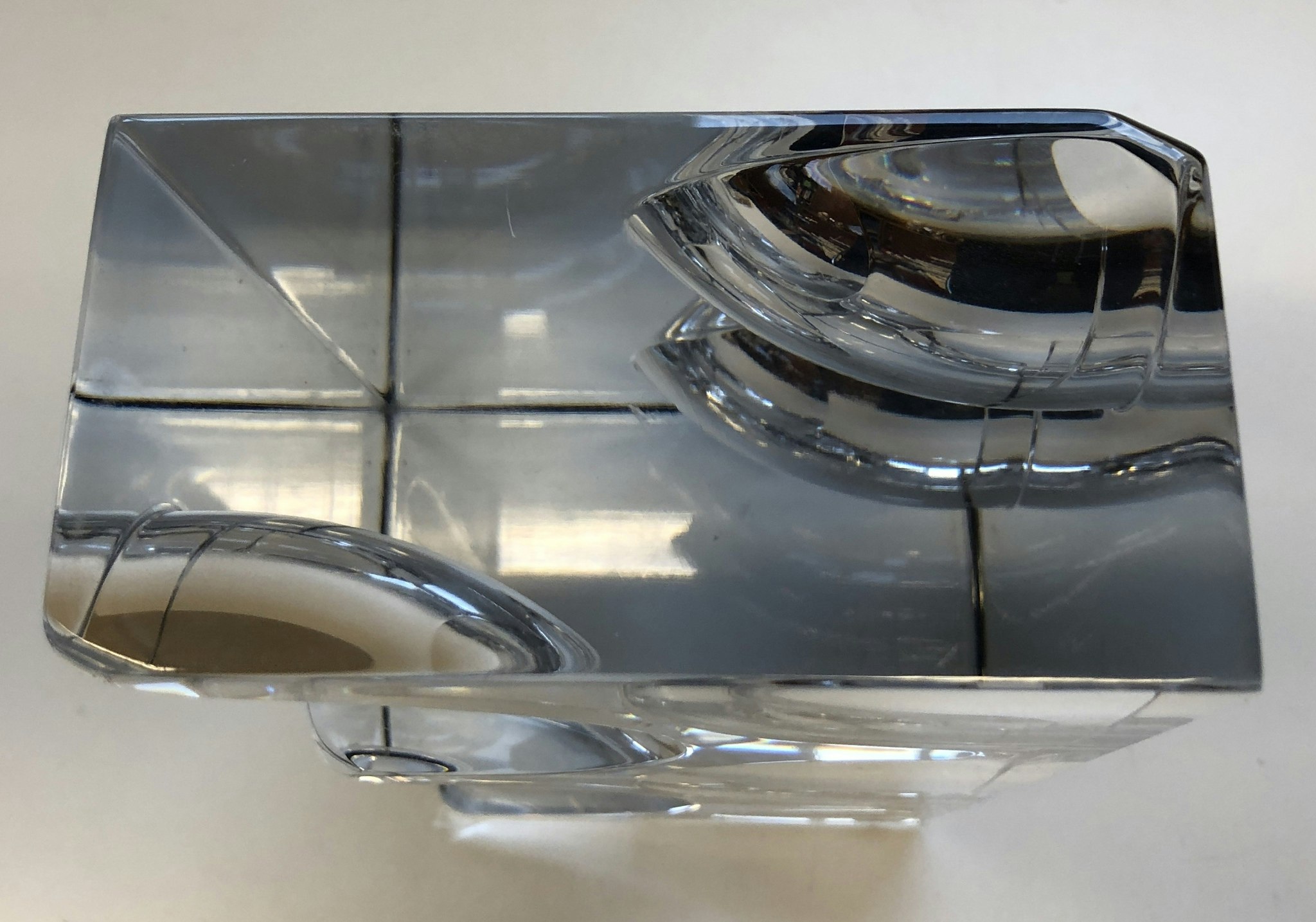 SVEN PALMQVIST. Sculpture, glass, signed Expo P 772 -72, Orrefors.