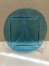 GÖSTA SIGVARD. Dinner plate, glass, "Guest with Gösta", Lindshammar.