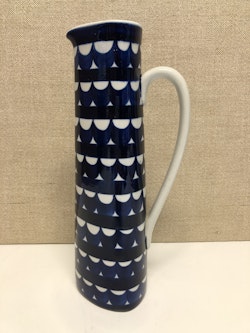 KARIN BJÖRQUIST. Jug, ceramic, "Indigo", Gustavsberg.
