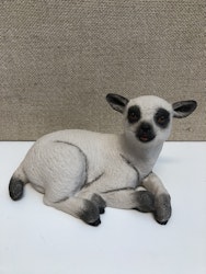 JOHN AYNSLEY. Figurin, porslin, " Woolly Lamb", Aynsley, England