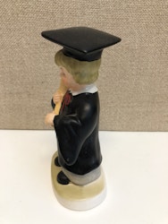 FIGURIN, porslin, " Student", Lefton, Japan, 1900-talets andra hälft.