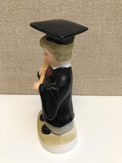 FIGURIN, porslin, " Student", Lefton, Japan, 1900-talets andra hälft.