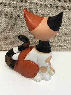 ROSINA WACHTMEISTER. Figurin, porslin, " Katt ", Goebel.