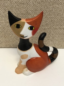 ROSINA WACHTMEISTER. Figurin, porslin, " Katt ", Goebel.