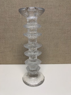 TIMO SARPANEVA. Ljusstake, glas, "Festivo", Iittala.
