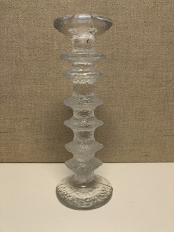 TIMO SARPANEVA. Ljusstake, glas, "Festivo", Iittala.