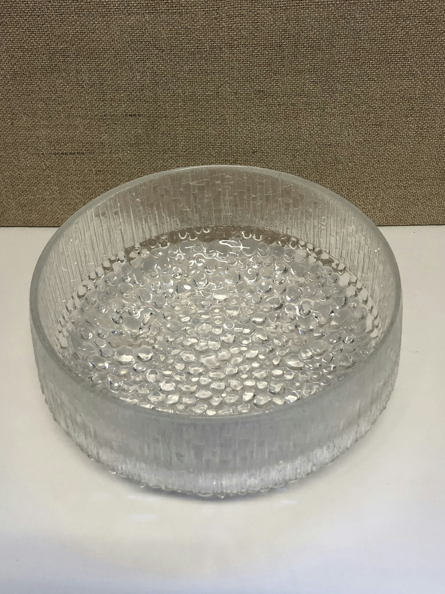 TAPIO WIRKKALA. Skål, glas, "Ultima Thule", Iittalla, Finland.