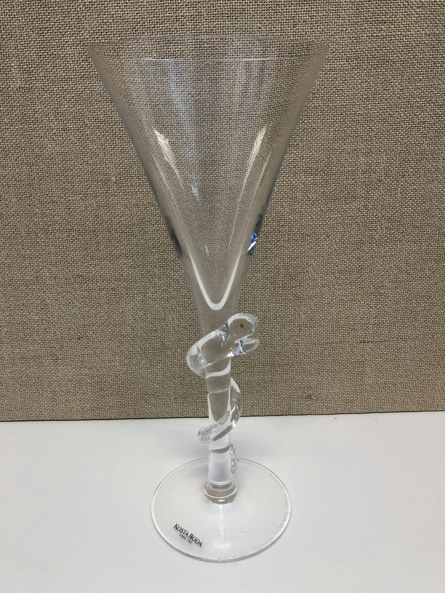 ULRICA HYDMAN-VALLIEN. Wine/Champagne glass, "Cleopatra", Kosta Boda.