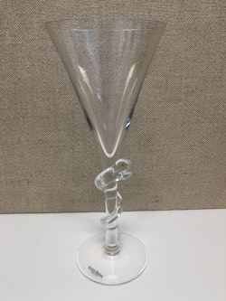 ULRICA HYDMAN-VALLIEN. Vin/Champagneglas, " Cleopatra", Kosta Boda.
