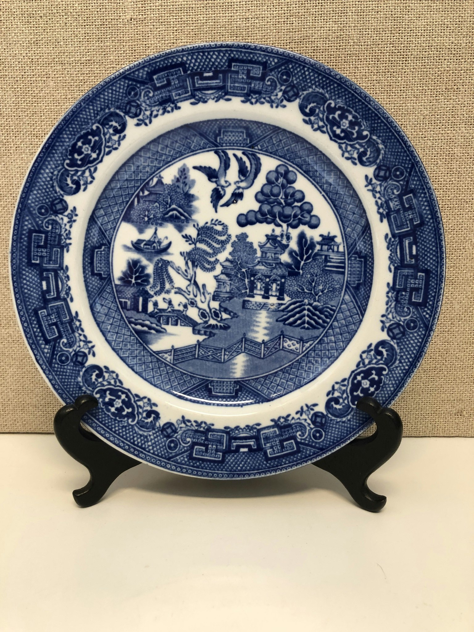 ASSIETT, porcelain, "Willow", Gustavsberg.