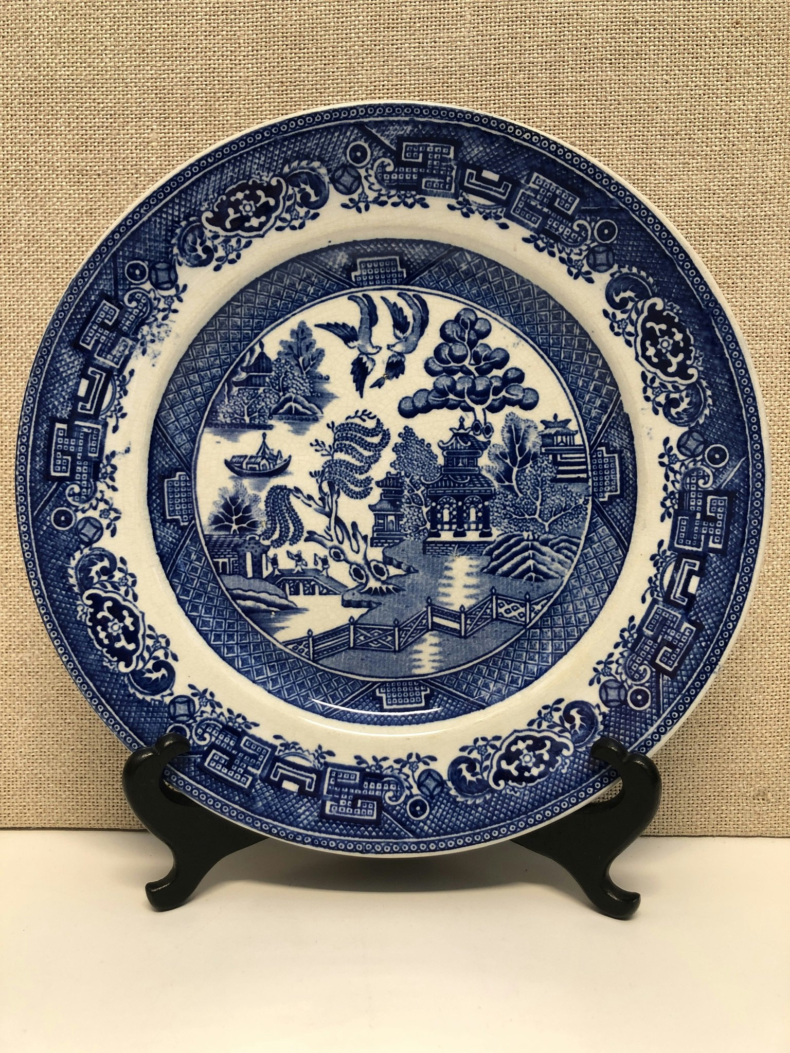 APPETIZER PLATE, porcelain, "Willow", Gustavsberg.