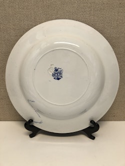 DEEP PLATE, porcelain, "Willow", Gustavsberg.
