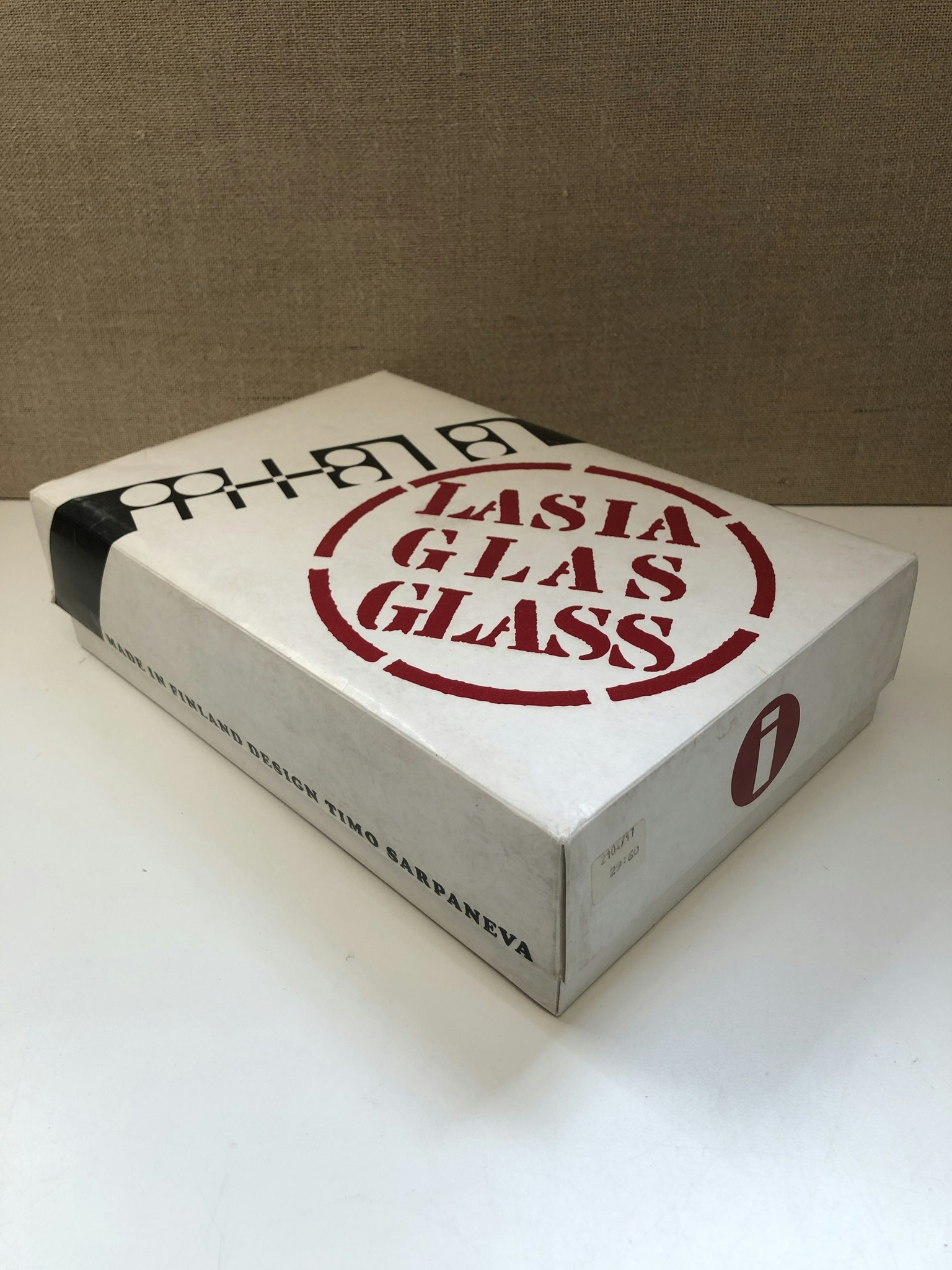 TIMO SARPANEVA. Champagne glass 4 pcs. in original box, "Senator"/ Festivo, Iittala.