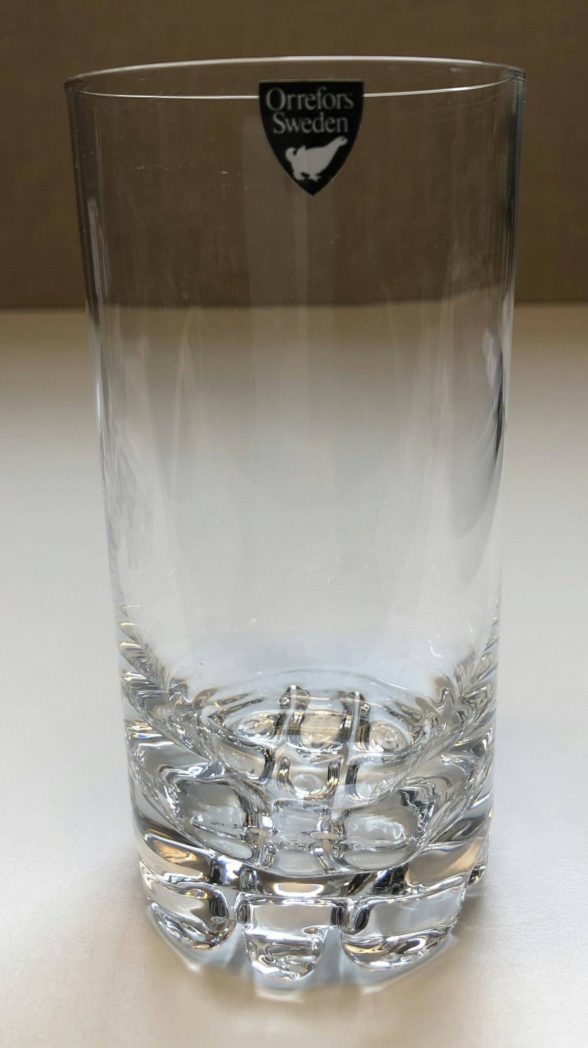 OLLE ARBELIUS. Highballsglas, "Erik", Orrefors.