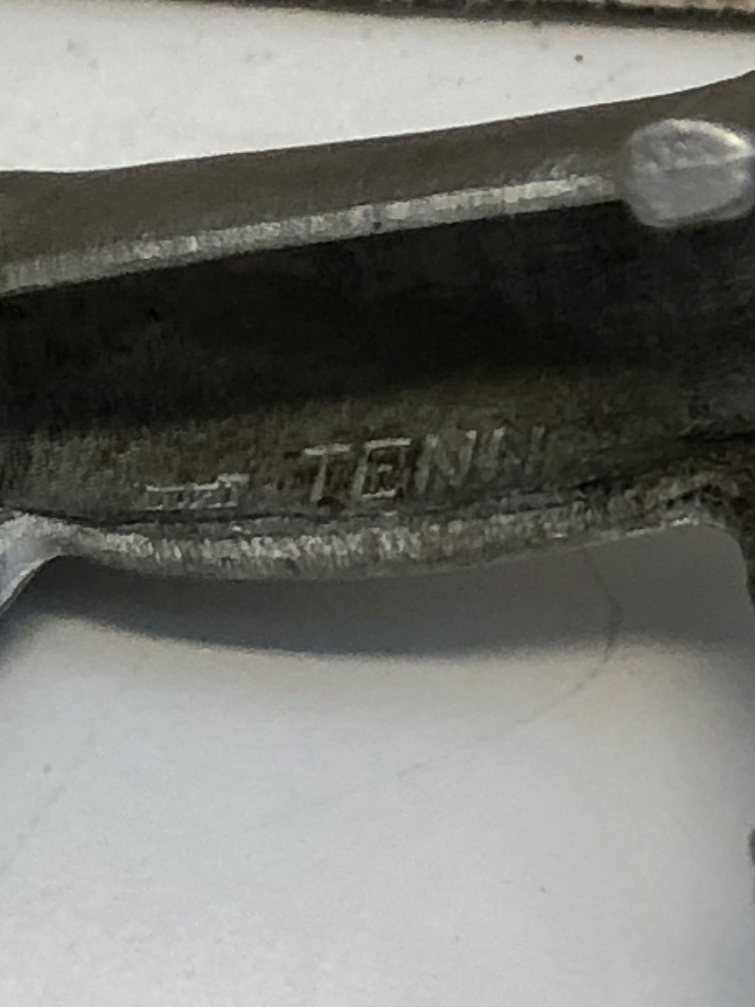 SIGURD WALDEMAR ÅHMAN. Ren, tenn, 1960/70-tal.