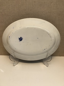 PLATTER, porcelain, "Willow", Gustavsberg.