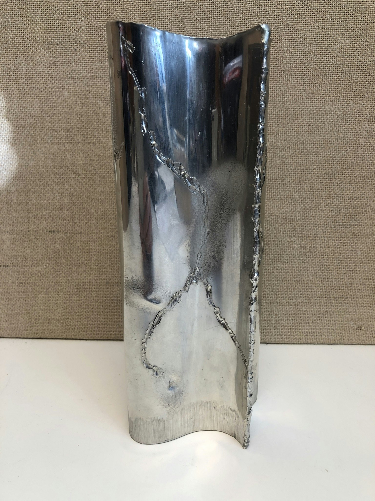 VASE, pewter, handmade, Arktis-Smedajan, 1983.