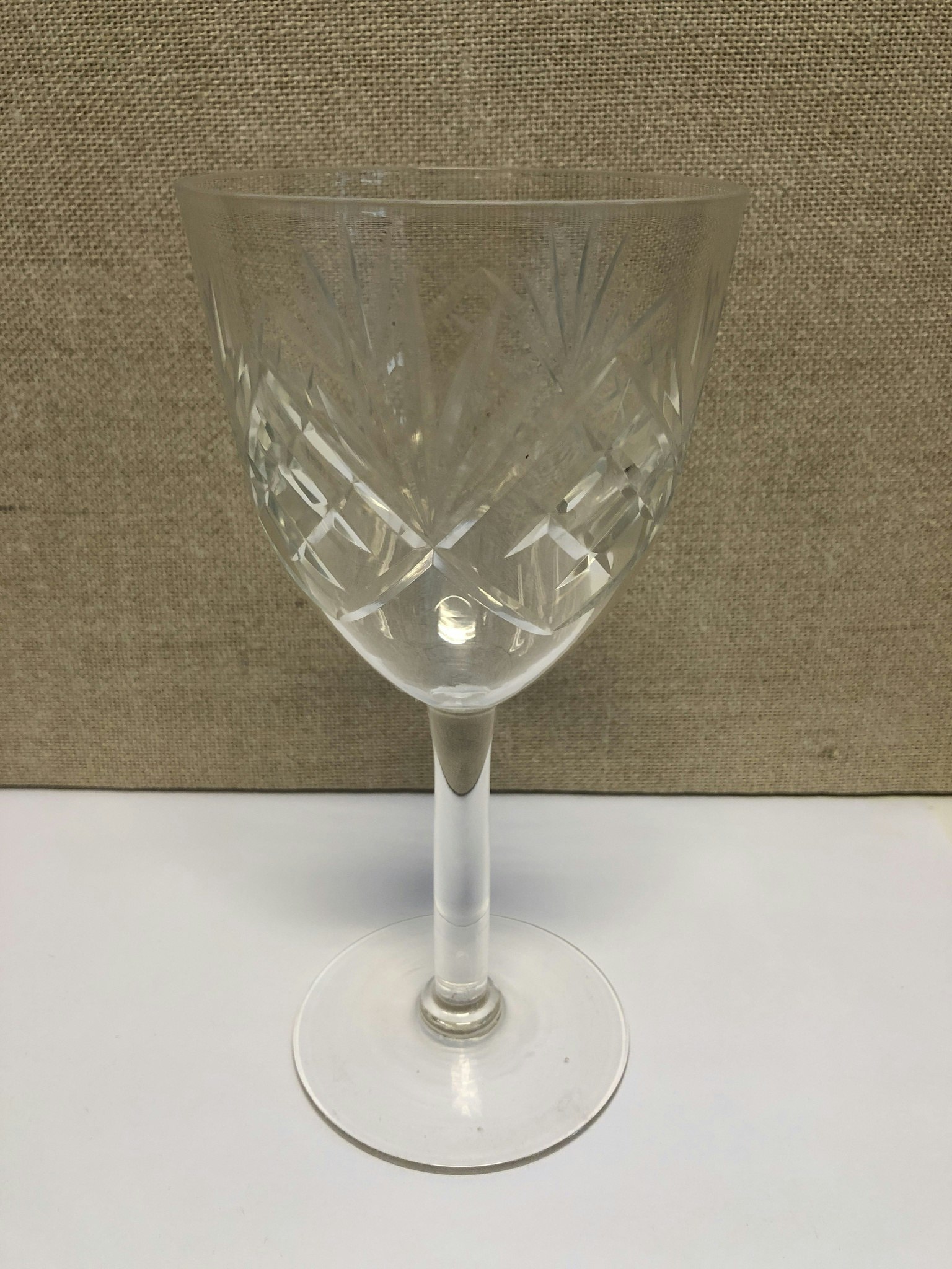FRITZ KALLENBERG. Öl/rödvinsglas, "Helga", 1900-tal.