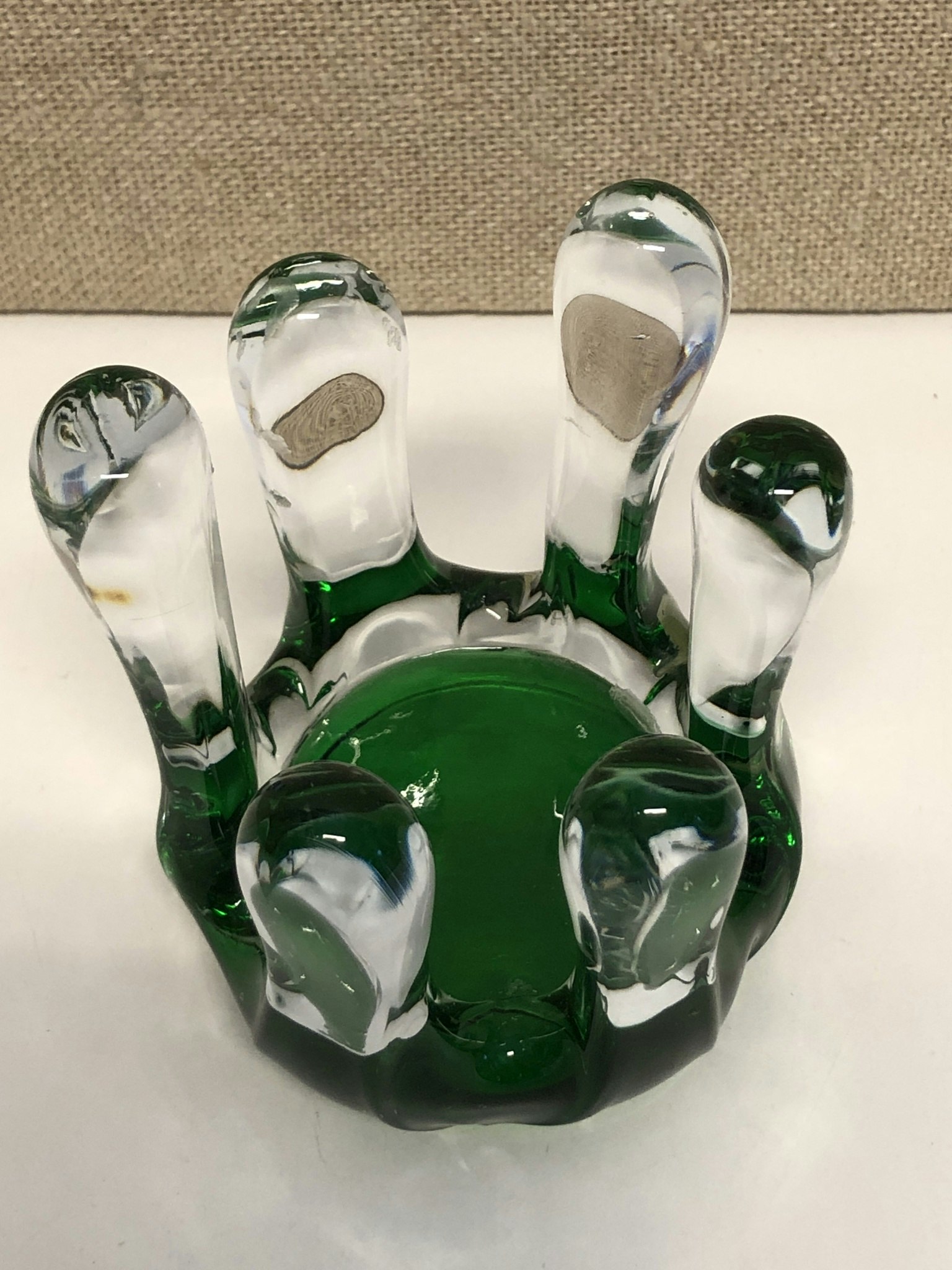 LJUSLYKTA, glas, "Fingers", Mantorp, Sweden.