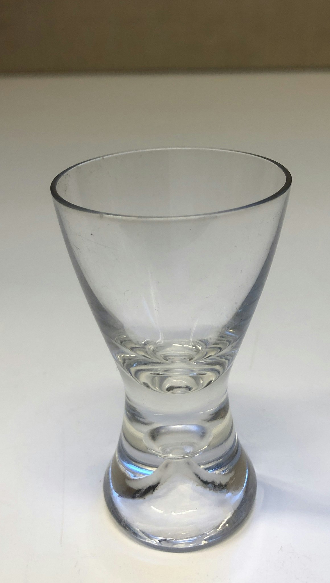 TAPIO WIRKKALA. Snapsglas, " Tapio", Iittala, 1900-talets andra hälft.