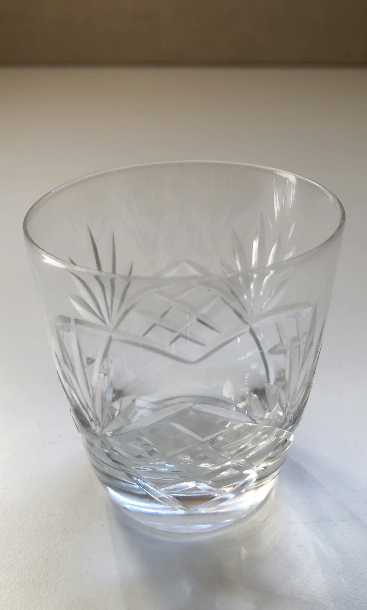 FRITZ KALLENBERG. Whiskyglas, "Helga", 1900-tal.