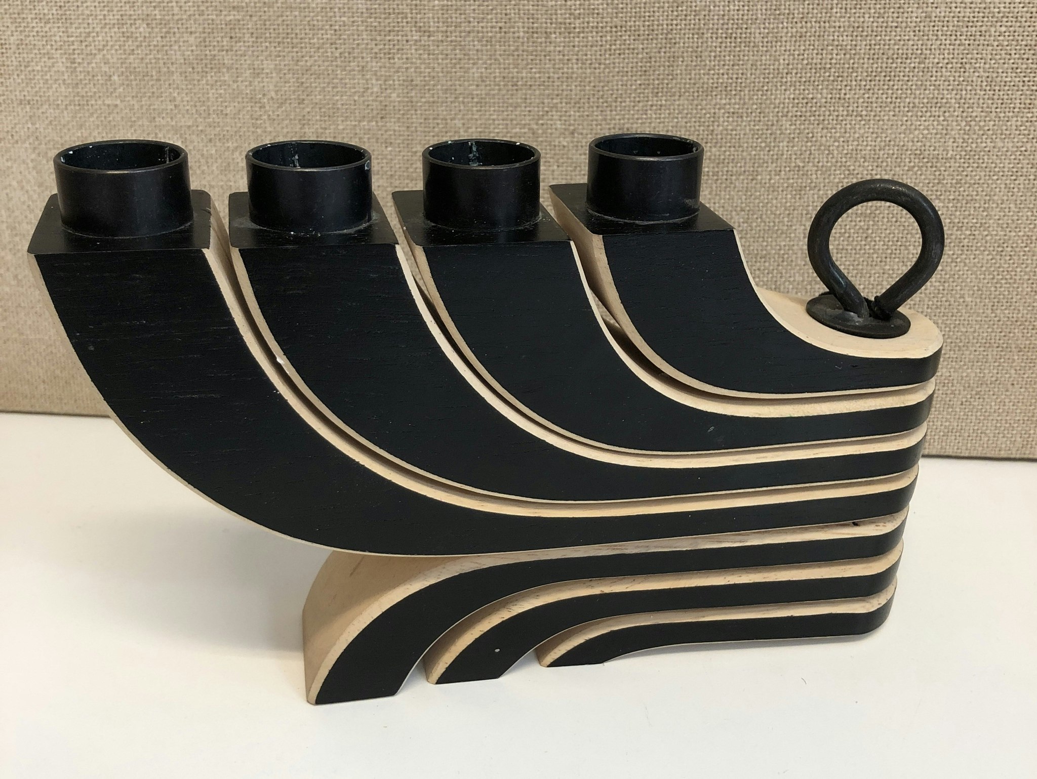JONAS GRUNDELL. Ljusstake, trä, "Nordic Ligt", Designhouse Stockholm.