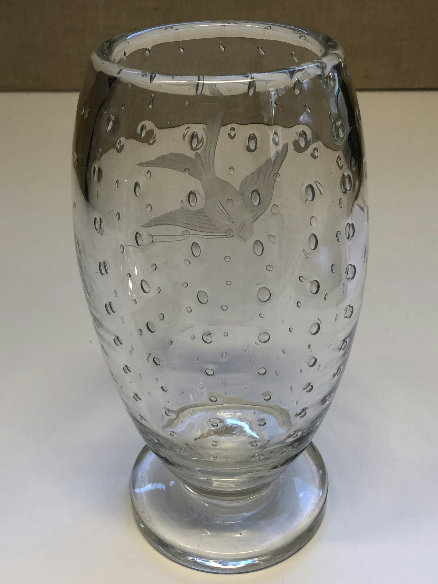 GUNNAR GRÜNO HÅKANSSON. Vas, glas, Johansfors glasbruk, 1930740-tal.