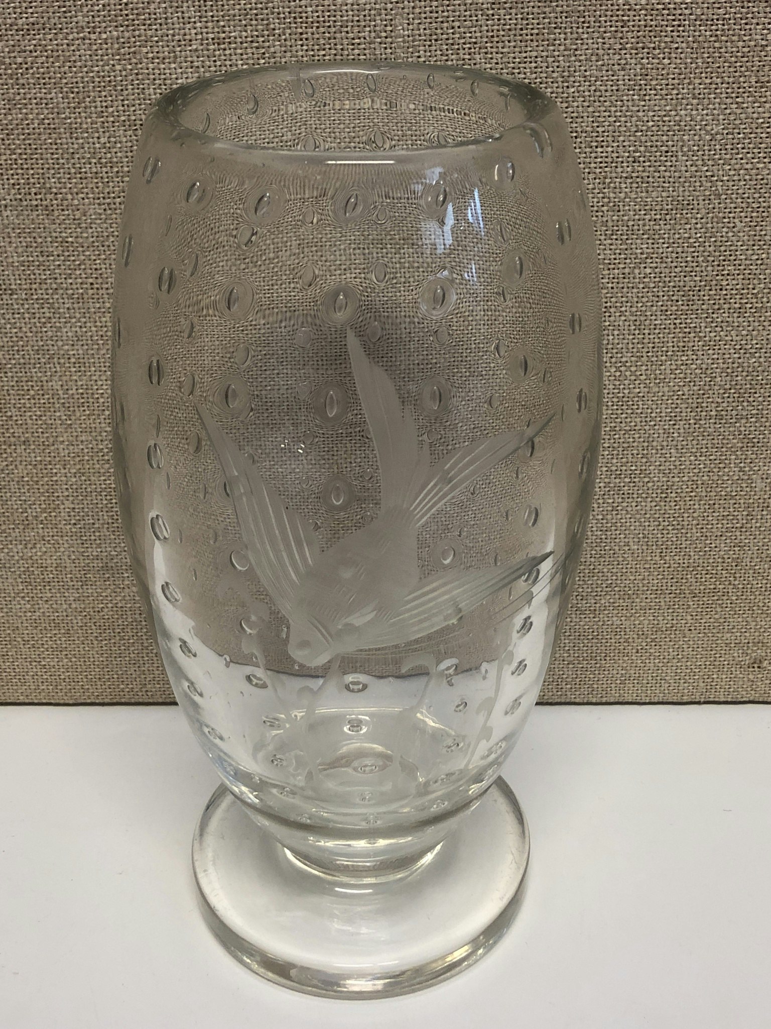 GUNNAR GRÜNO HÅKANSSON. Vas, glas, Johansfors glasbruk, 1930740-tal.