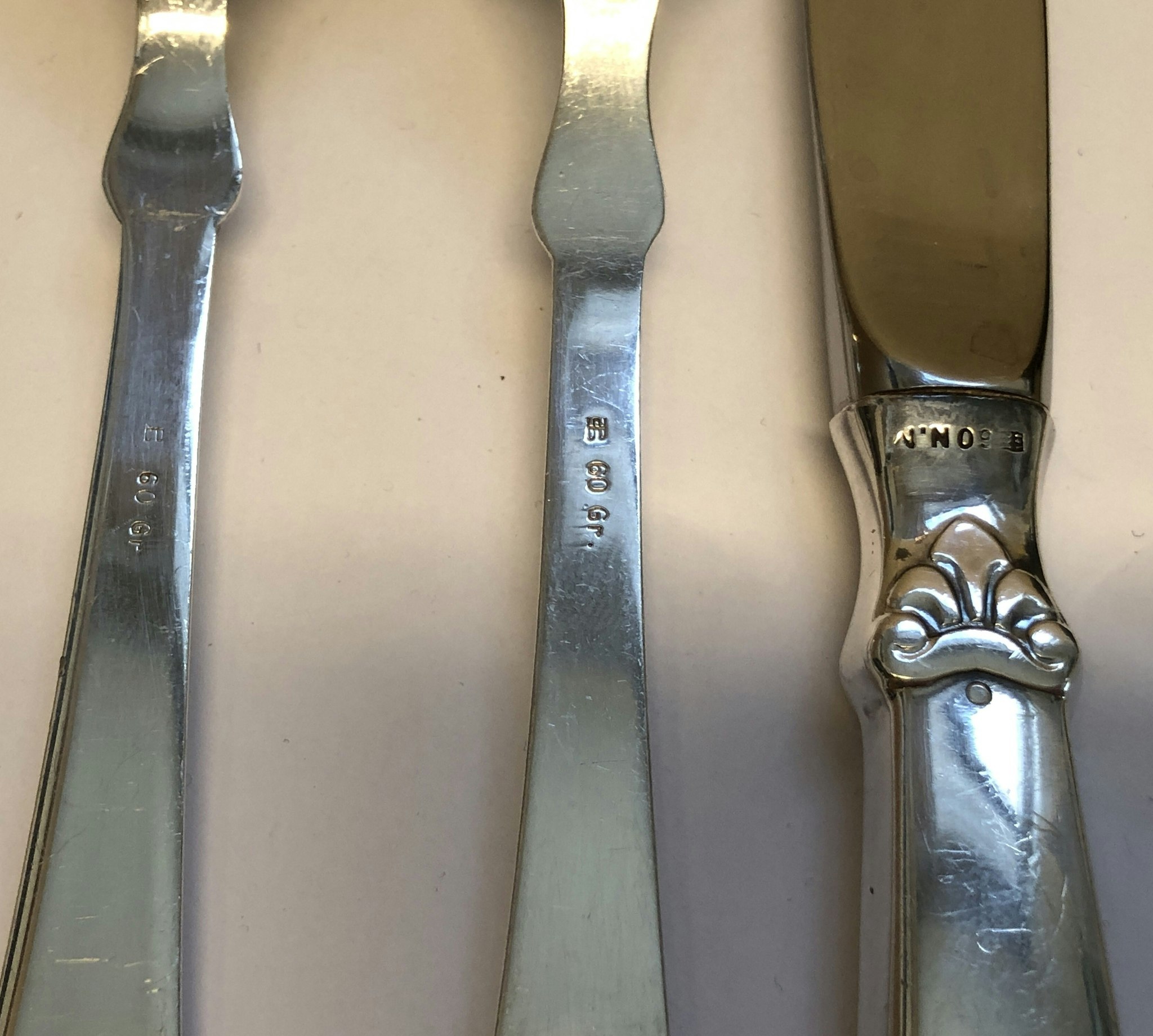 BESTICKSUPPSÄTTNING 18 delar, nysilver, 1900-talets andra hälft.
