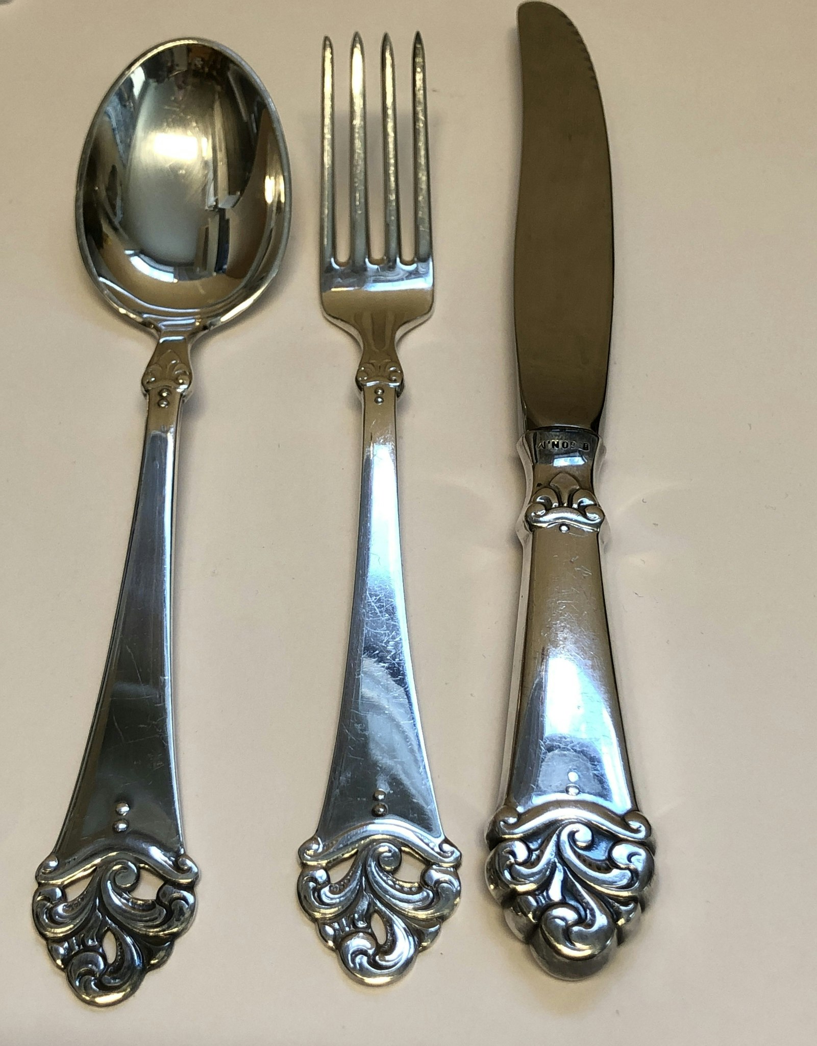BESTICKSUPPSÄTTNING 18 delar, nysilver, 1900-talets andra hälft.