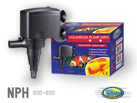 NPH-600 Intern Pumpe - 600L/t - Ferskvand & Havvand - Effektiv Cirkulation til Dit Akvarium