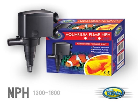 NPH-1800 Intern Pumpe - 1800L/t - Ferskvand & Havvand - Effektiv Cirkulation til Dit Akvarium