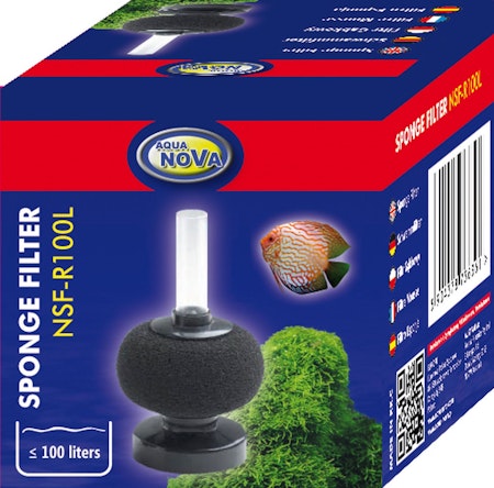 NSF-R100L Akvariesvampfilter - Effektiv Biologisk Filtration til Små Akvarier