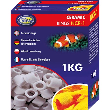Aqua Nova Keramiske Ringe: Topkvalitet til Biologisk Filtrering 1kg