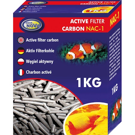 Højtydende Aktivt Kul til Akvariefiltrering - NAC-1 - 1kg
