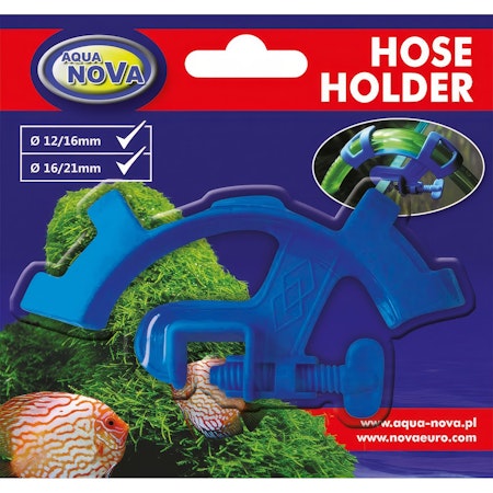 Akvariumslangeholder 12/16mm eller 16/21mm. Installeret på akvariets glas