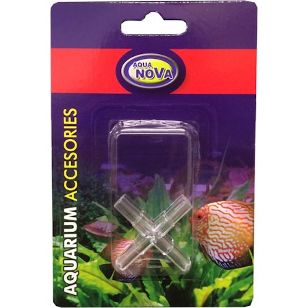NAT-6 Aqua Nova 4-vejs kobling 4mm i blister (2stk)