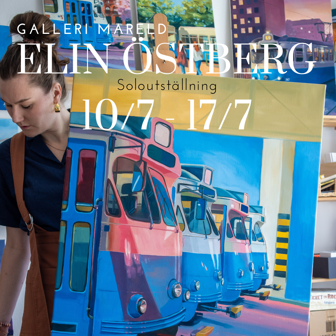 Soloutställning av Elin Östberg 10-17/7 - Galleri Scandinavia