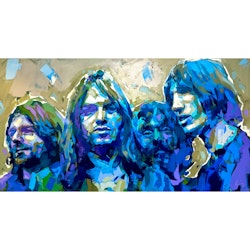 "Pink Floyd" av Alberto Ramirez LEG, Akrylmålning på duk. 200x110cm