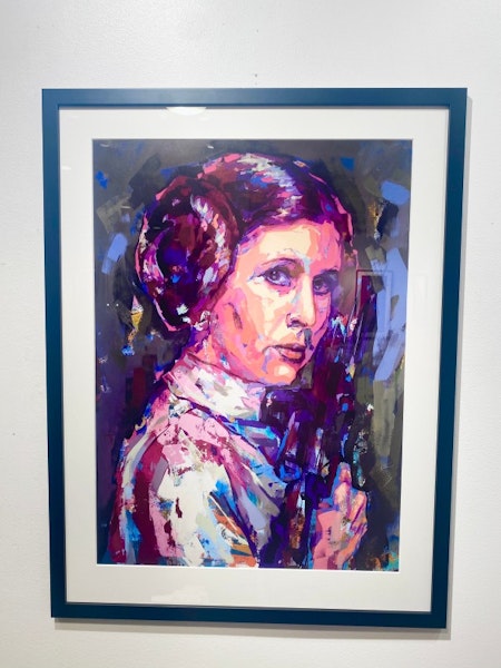 "Princess Leia" - Limited Edition Poster by LEG. 50x70 cm