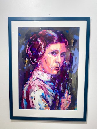"Princess Leia" - Limited Edition Poster by LEG. 50x70 cm