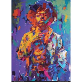 "Jimi Hendrix" - Limited Edition Poster by LEG. 50x70 cm