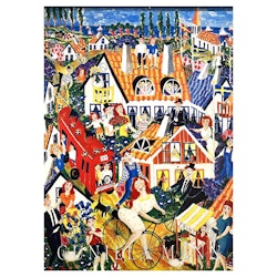 "Utsikt från min atelje"Gunilla Mann, Konstposter, 50x70 cm