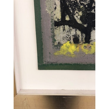 "Ingen titel" av James Coignard, Blandteknik på papper, 37x28 cm