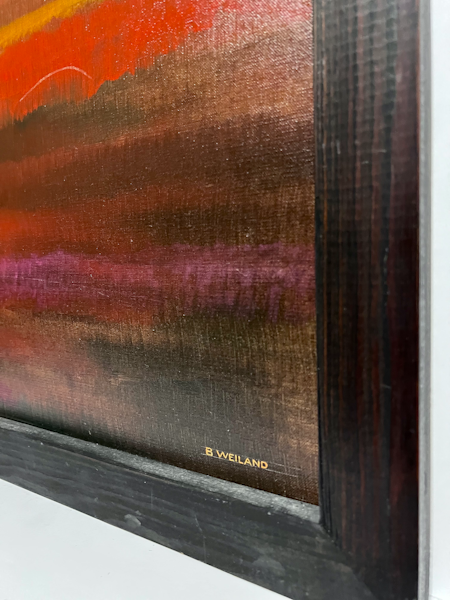 Olja på duk av Björn Weiland, 60x71,5 cm