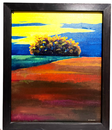 Olja på duk av Björn Weiland, 60x71,5 cm