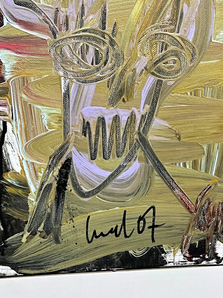 "Meltdown" Originalmålning av Ulf Lundell. 55x46cm